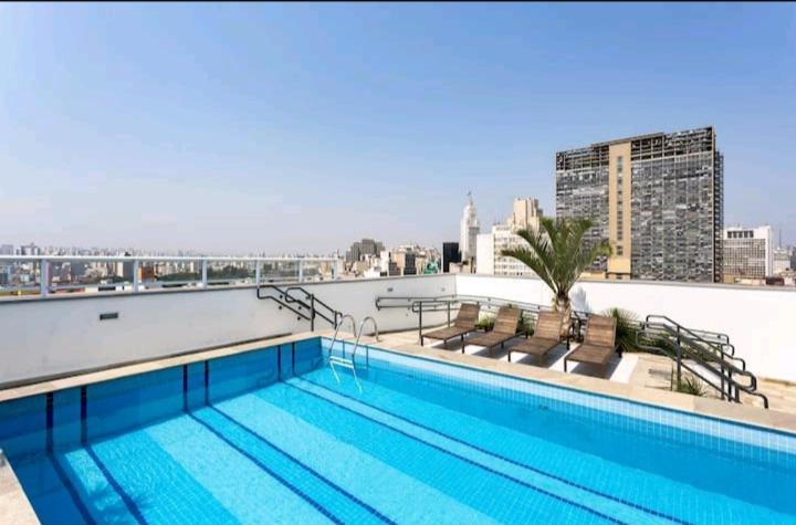 Studio Flex Com Garagem E Piscina No Centro De Sp São Paulo Buitenkant foto