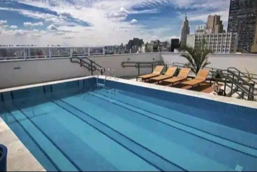 Studio Flex Com Garagem E Piscina No Centro De Sp São Paulo Buitenkant foto